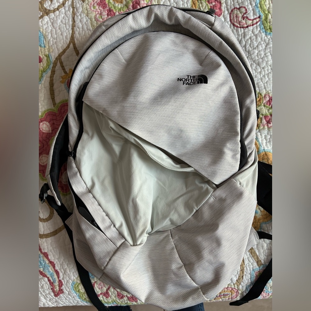 The North Face Light Gray Backpack for Men